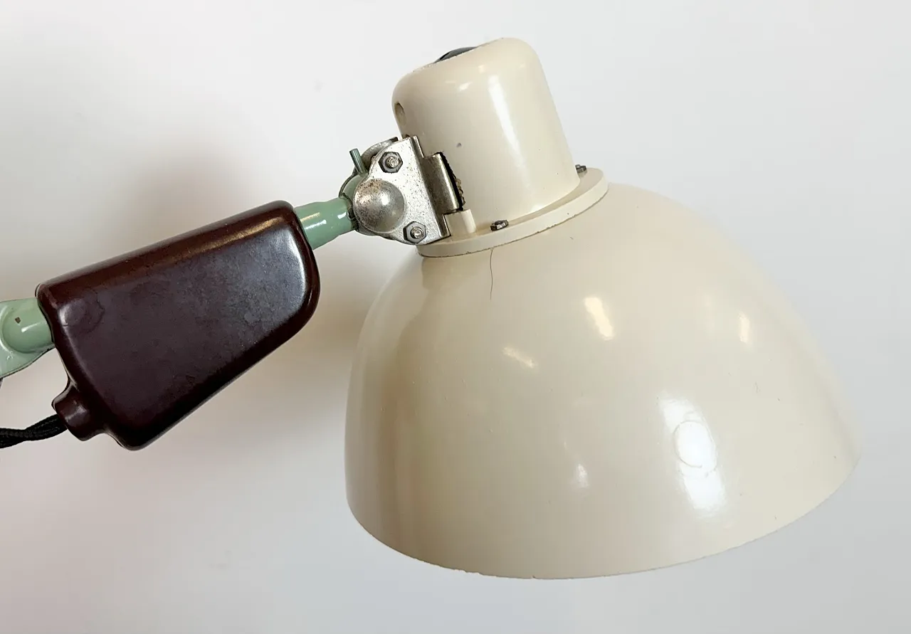 Industrial East German Scissor Lamp from VEB Zweckleuchtenbau Dresden, 11