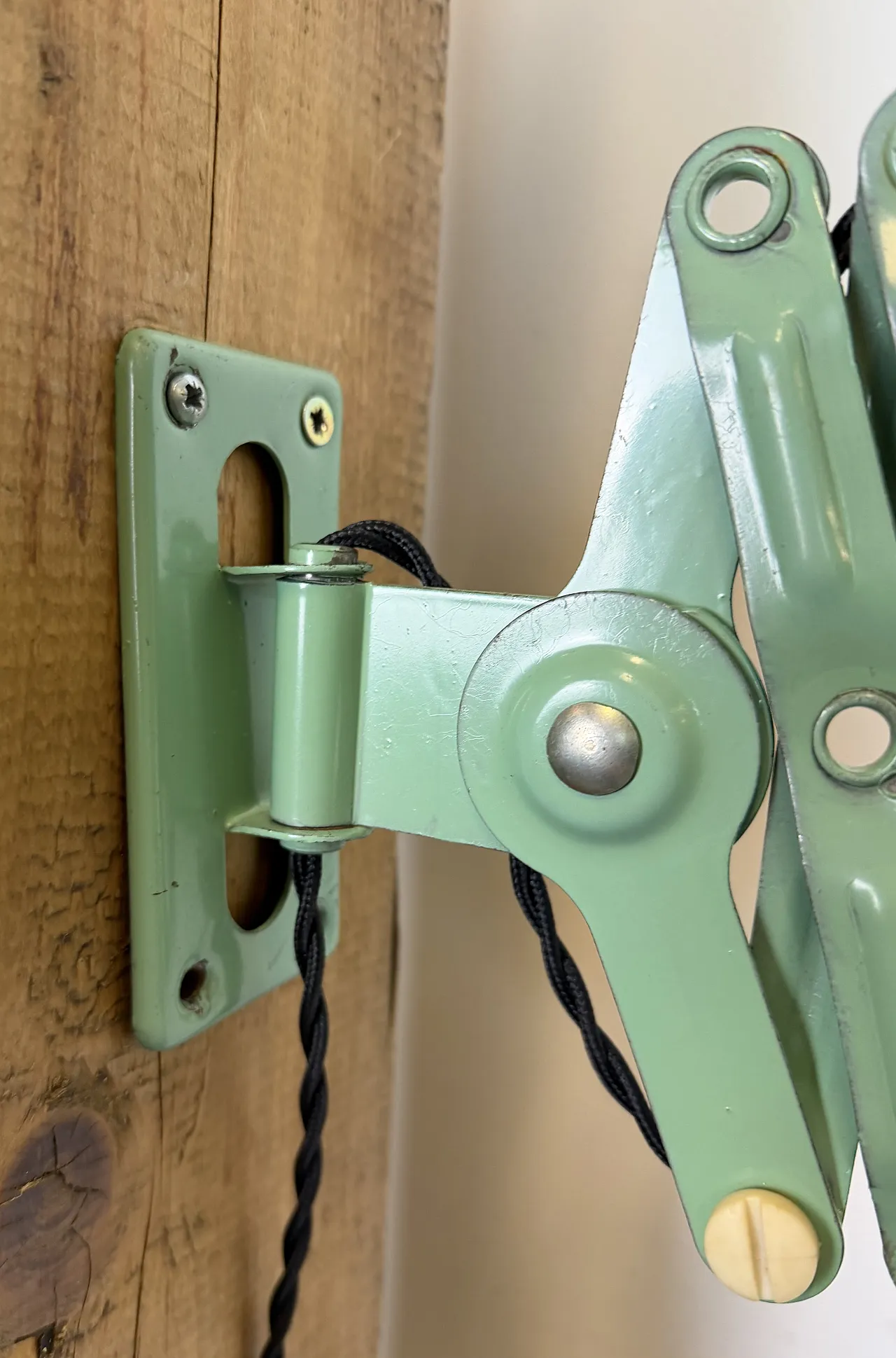 Industrial East German Scissor Lamp from VEB Zweckleuchtenbau Dresden, 13