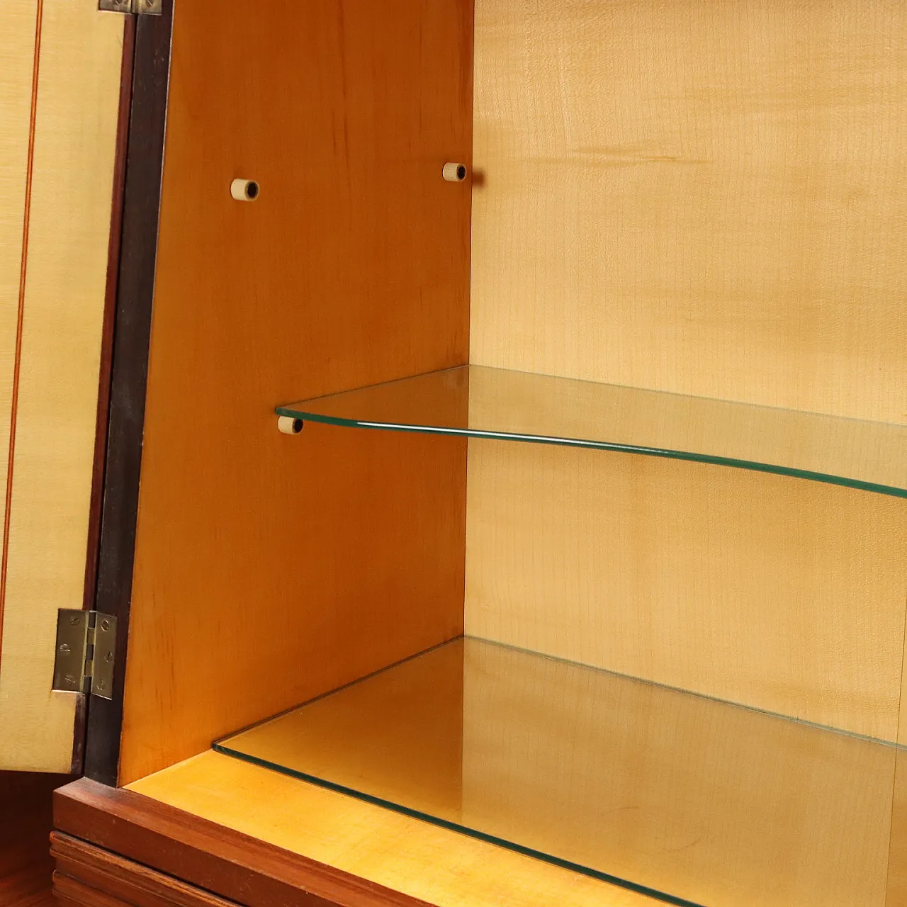 Mobile in metallo smaltato, legno esotico e teak, '900 8