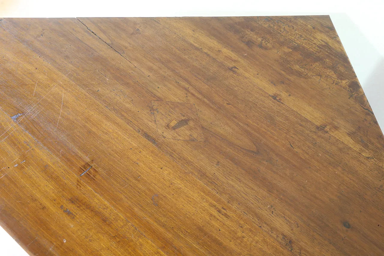 large antique Venetian corner cabinet in solid elm oak 18th century 36