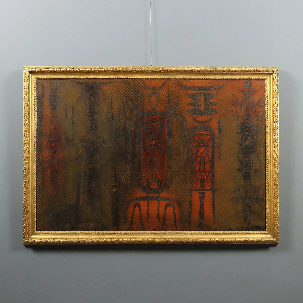 Corrado Cagli, mixed media on canvas, 20th century 1