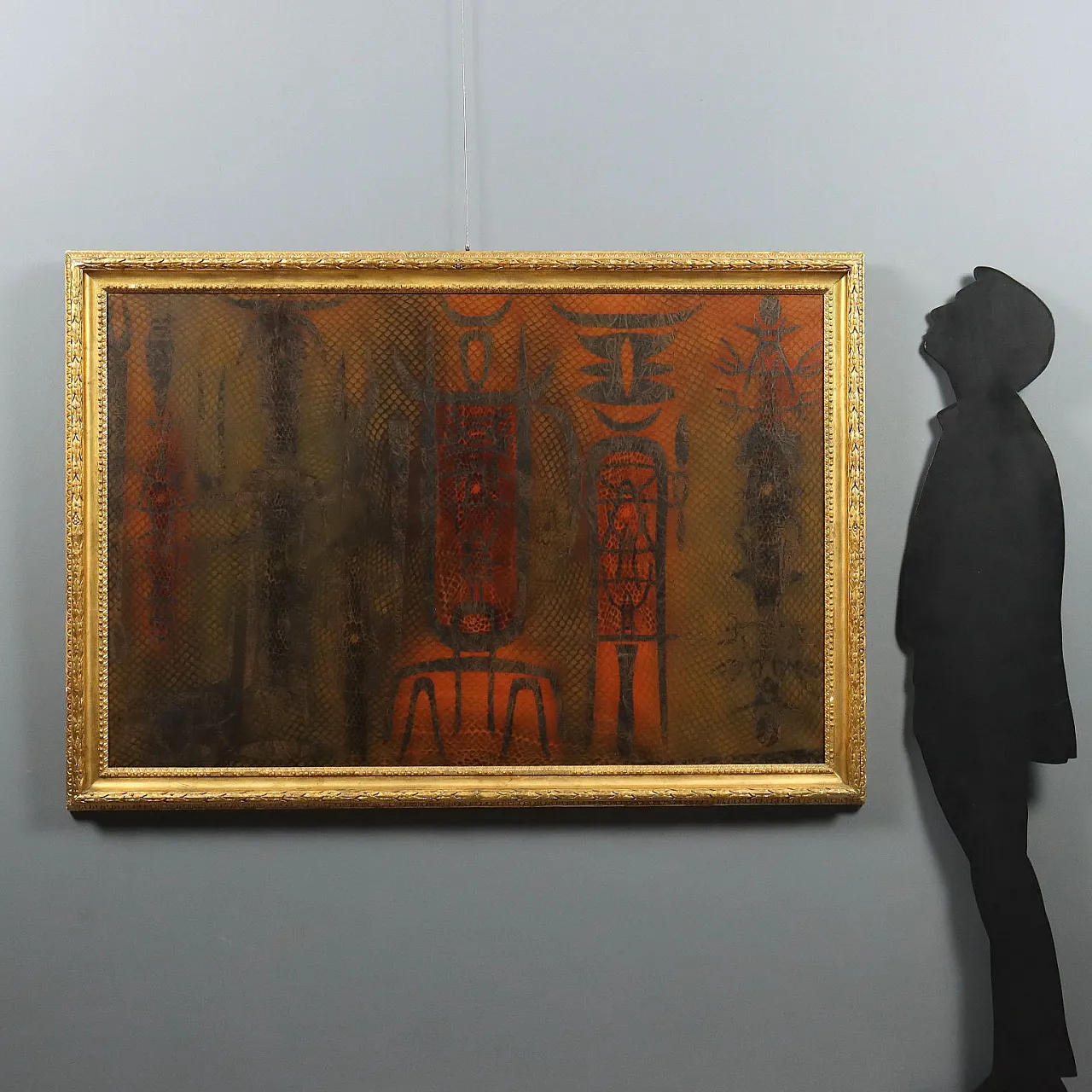 Corrado Cagli, mixed media on canvas, 20th century 2