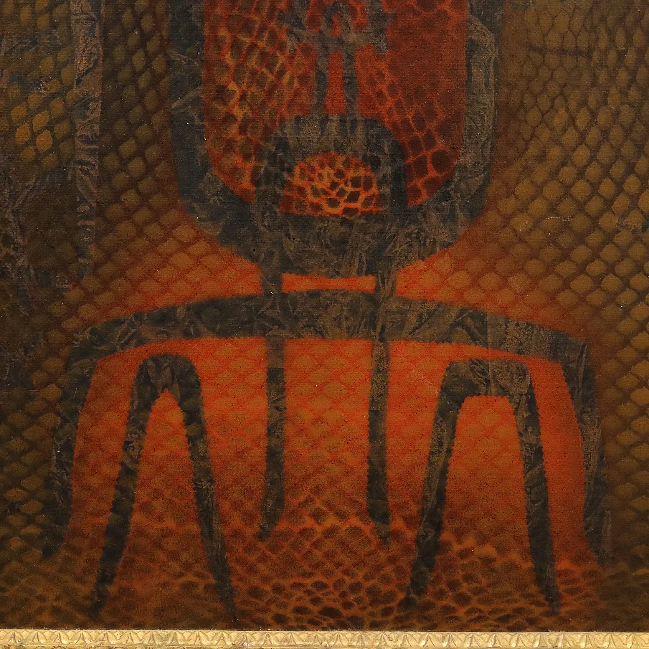 Corrado Cagli, mixed media on canvas, 20th century 6