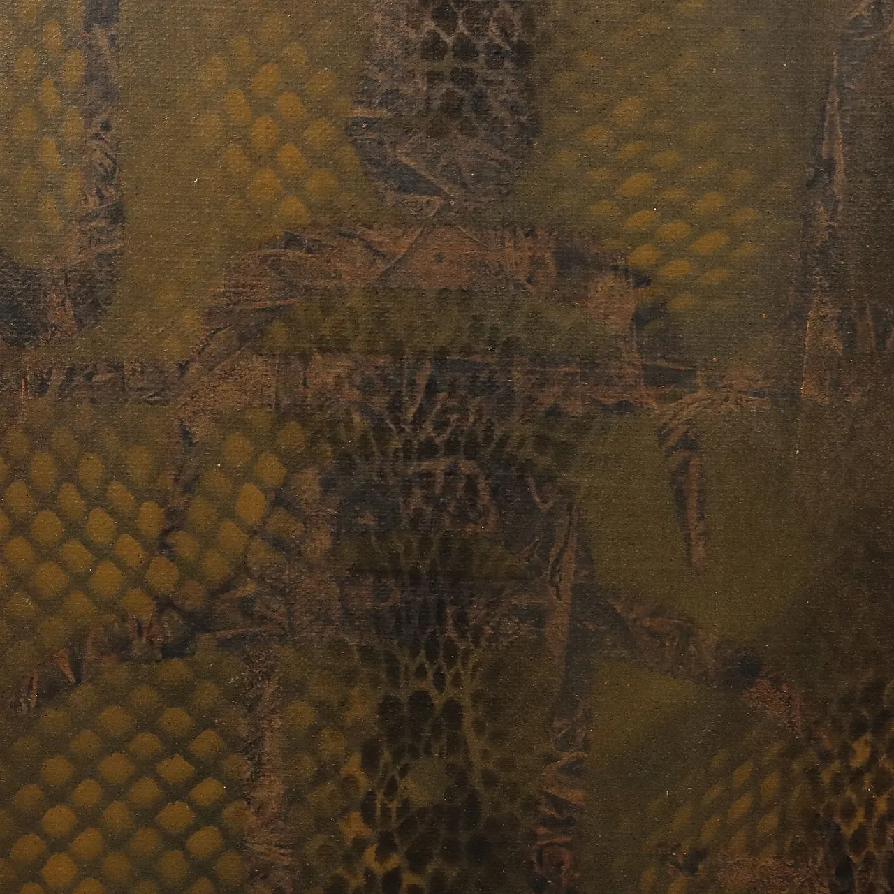 Corrado Cagli, mixed media on canvas, 20th century 7