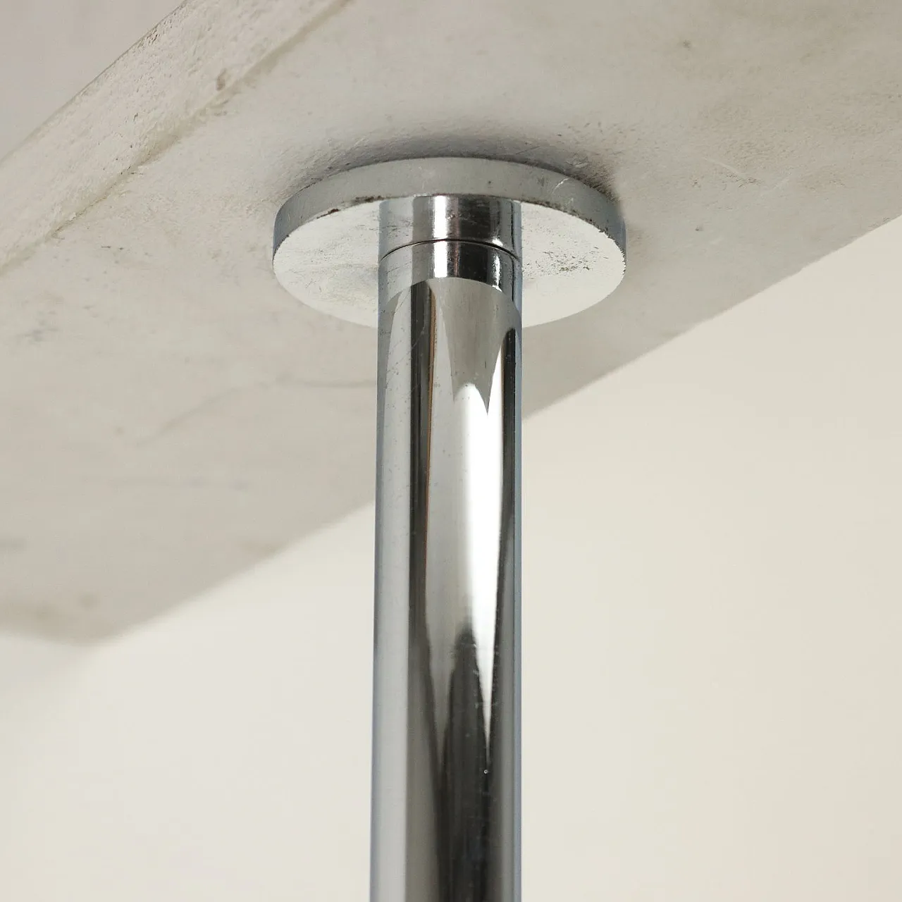 Lampada cielo terra con 3 faretti cromati, anni '70 10