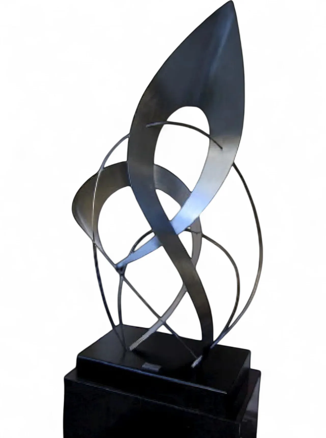 Spacer sculpture in steel Signed A.S., 1969 8