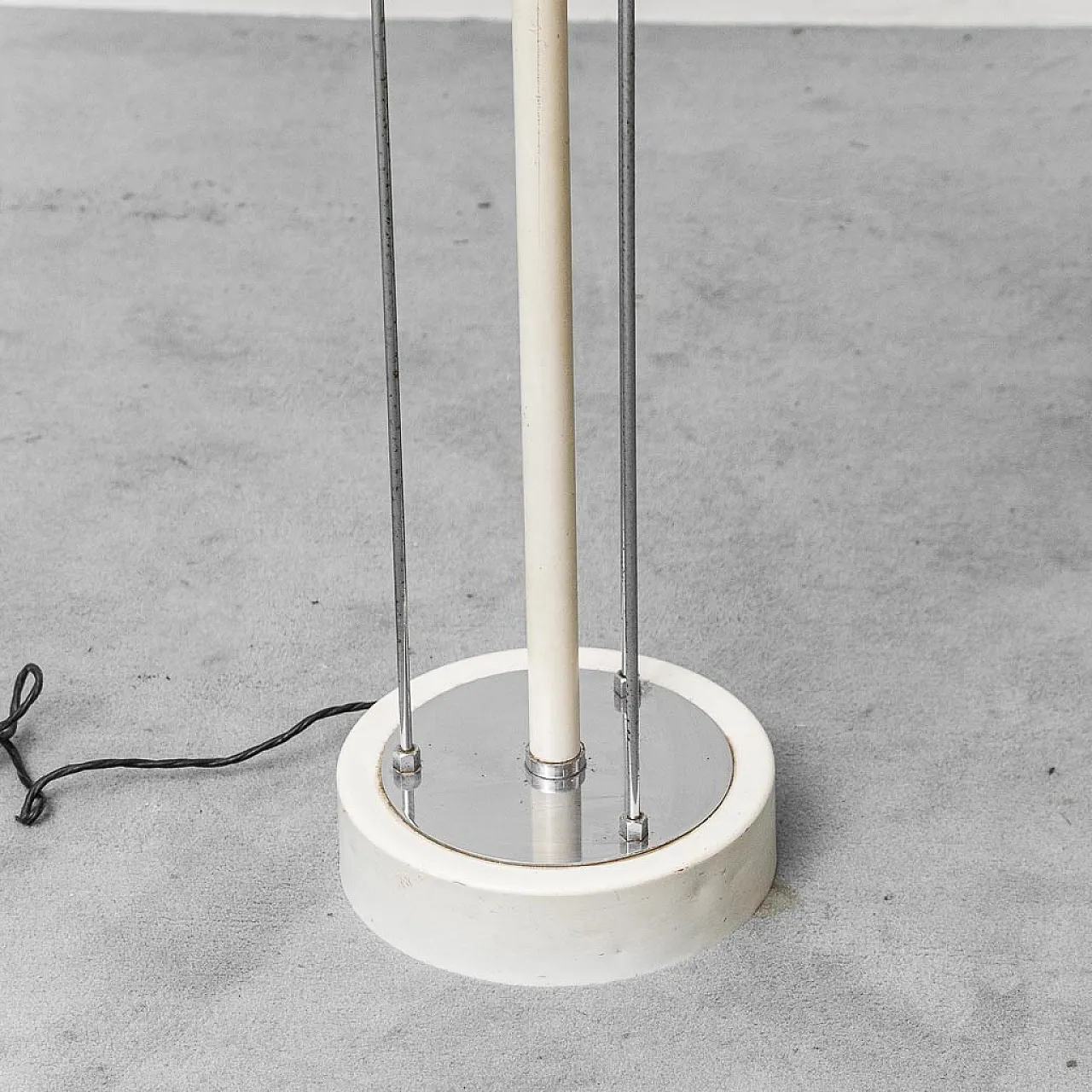 Industrial floor lamp with 3 lights, Joe Colombo style, 70s 7