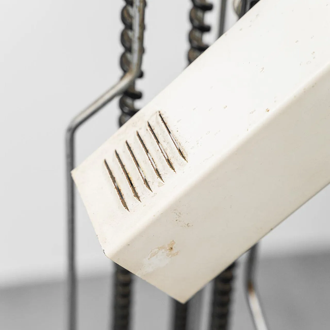 Industrial floor lamp with 3 lights, Joe Colombo style, 70s 10