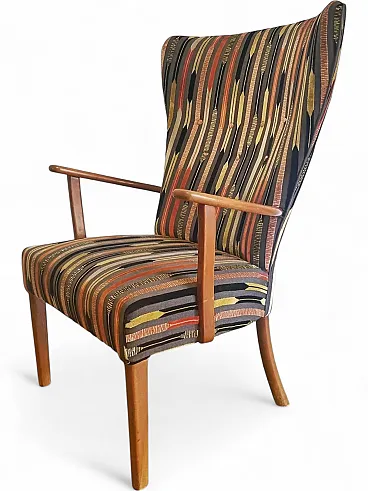 Danish teak armchair, 1950s