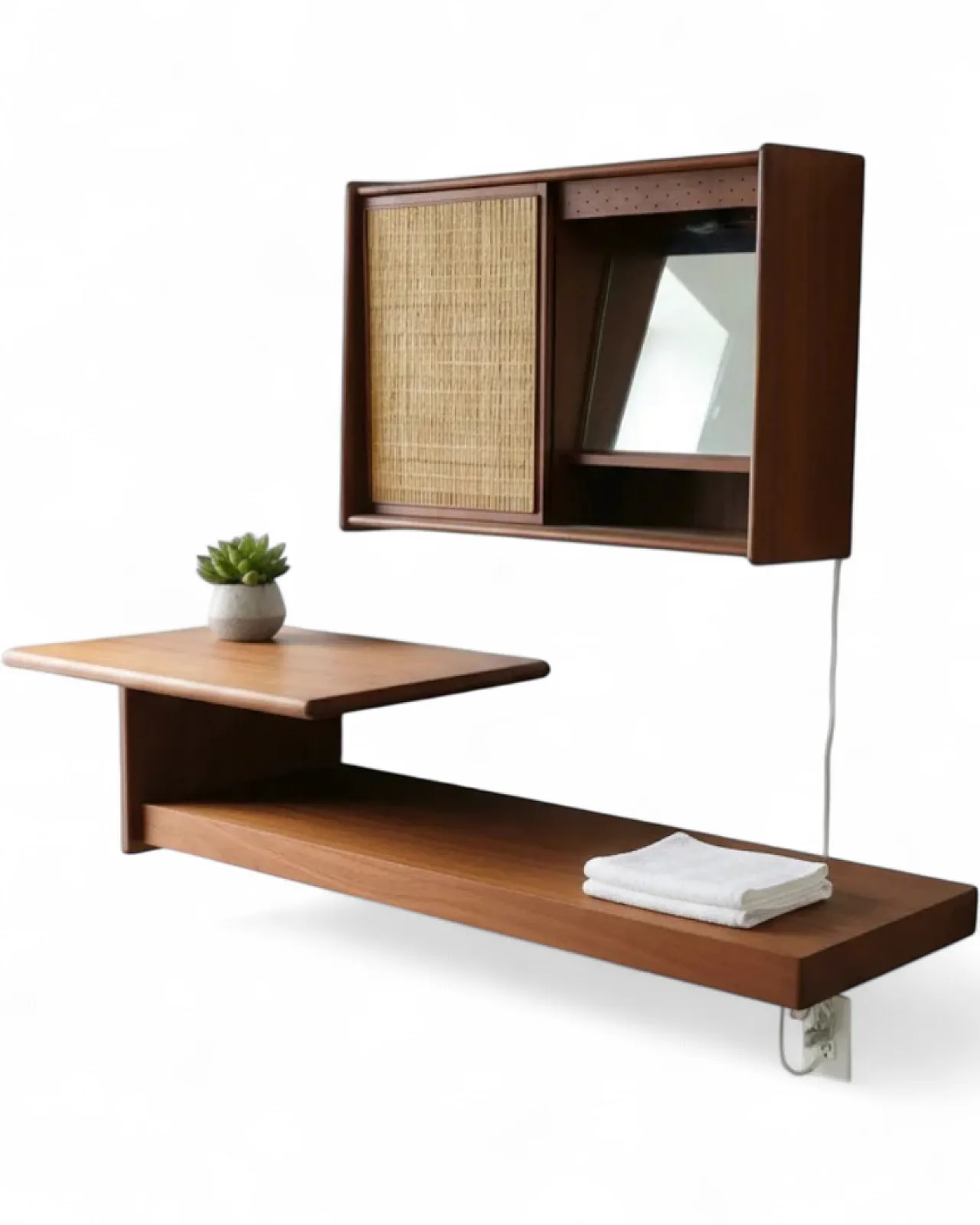 Specchio di Arne Wahl Iversen danese, anni '50 12