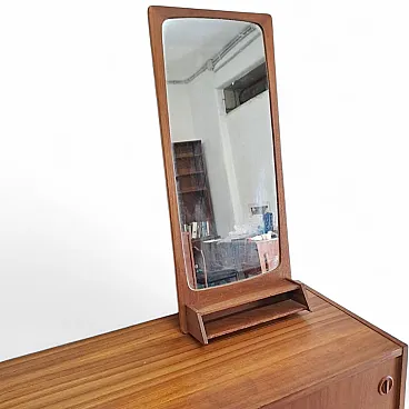 Mirror with base, Danish, 1950s