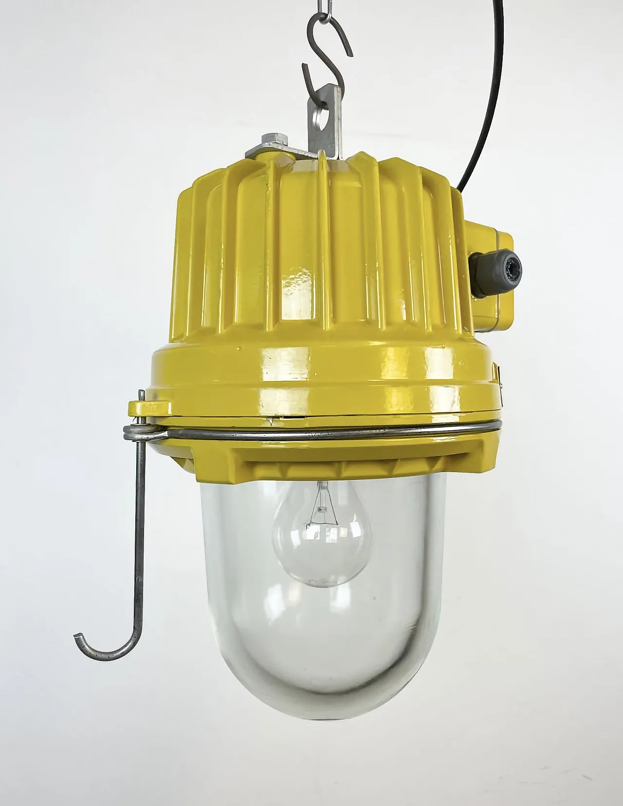 Yellow Industrial Explosion Proof Lamp from Elektrosvit, 1990s 12