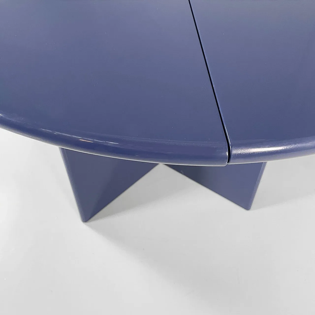 Tavolo Antella azzurro di Kazuhide Takahama per Cassina, anni '70 9