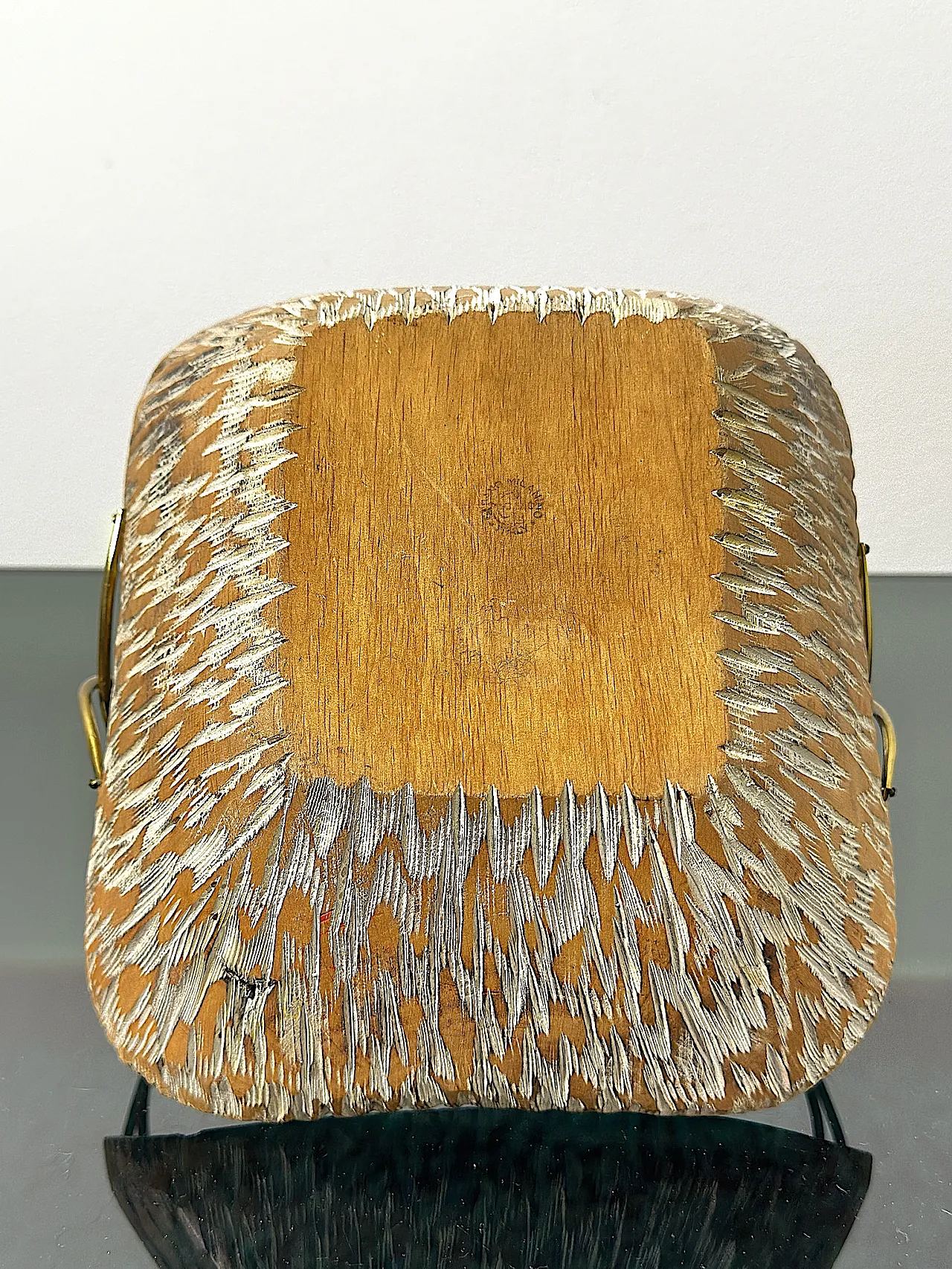 Cesto Centrotavola Aldo Tura per Macabo – Anni '50 Made in Italy 4