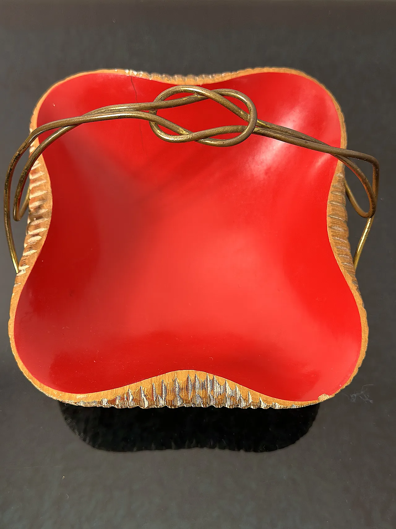 Cesto Centrotavola Aldo Tura per Macabo – Anni '50 Made in Italy 7