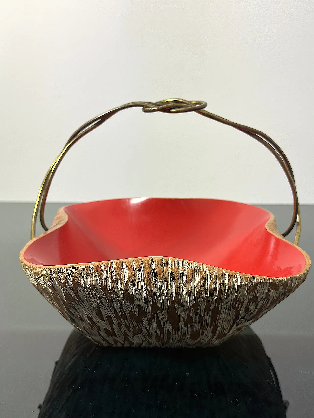 Cesto Centrotavola Aldo Tura per Macabo – Anni '50 Made in Italy 8