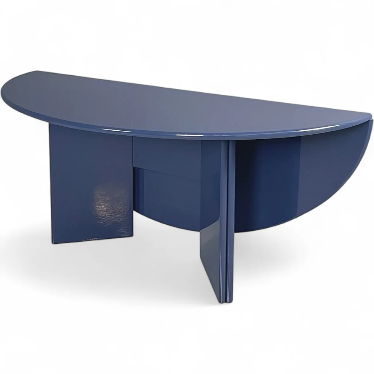 Tavolo Antella azzurro di Kazuhide Takahama per Cassina, anni '70 17