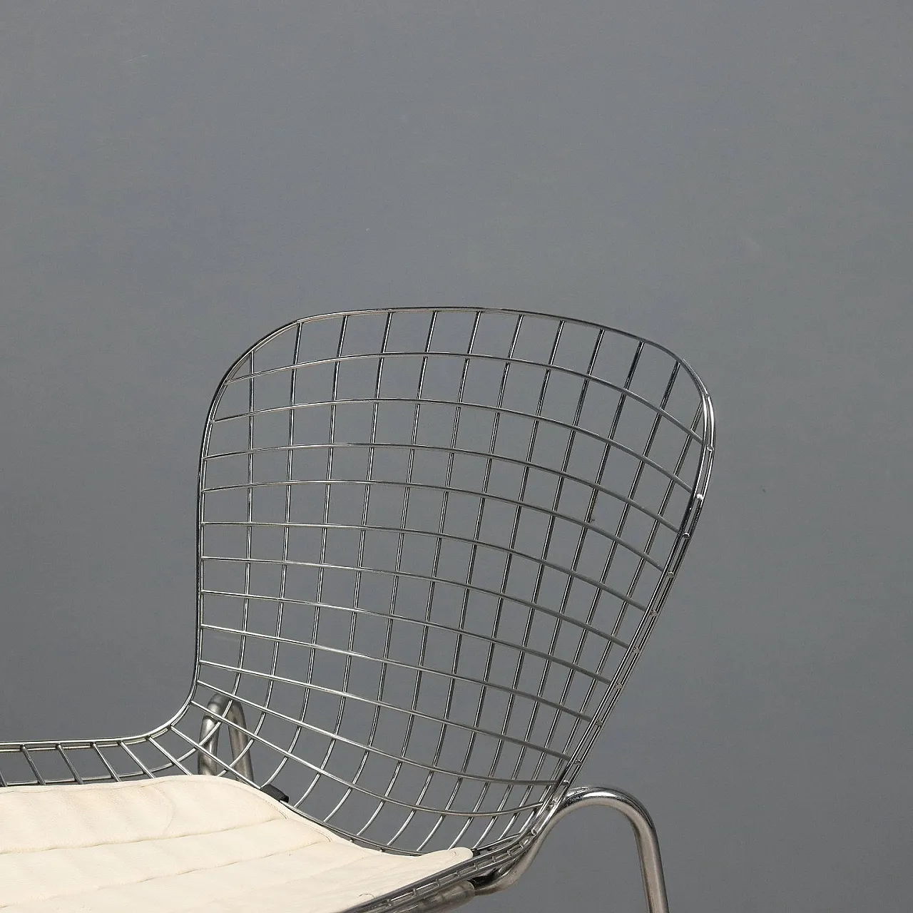 10 Chunky metal chairs with original cushions, 20th century 6