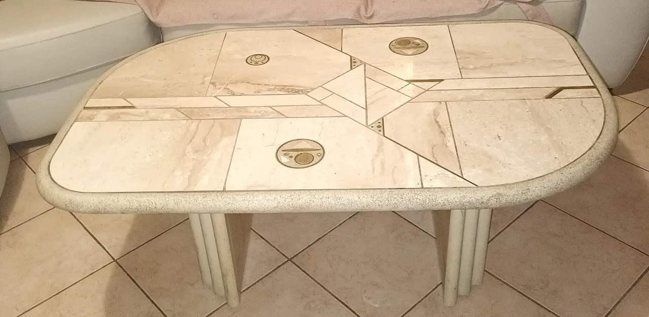 Corona coffee table by Renato Zevi for Fedam, 1970s 1
