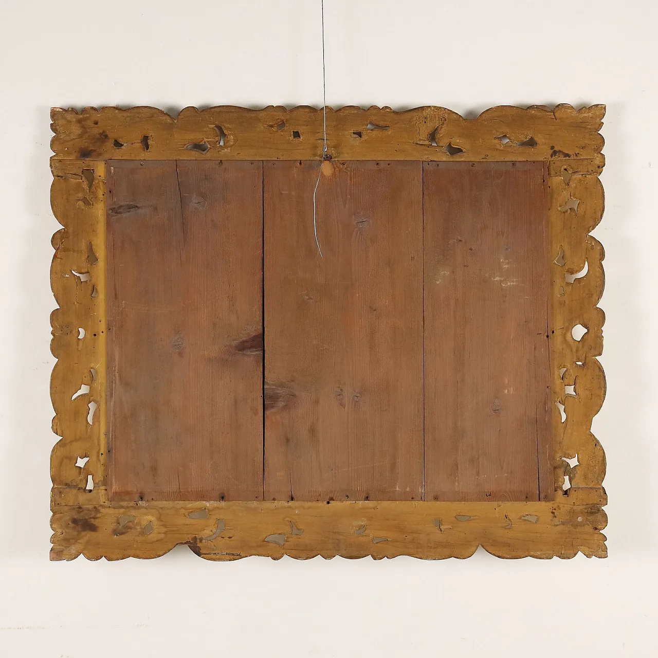 Specchio in stile barocco in legno intagliato, '800 9