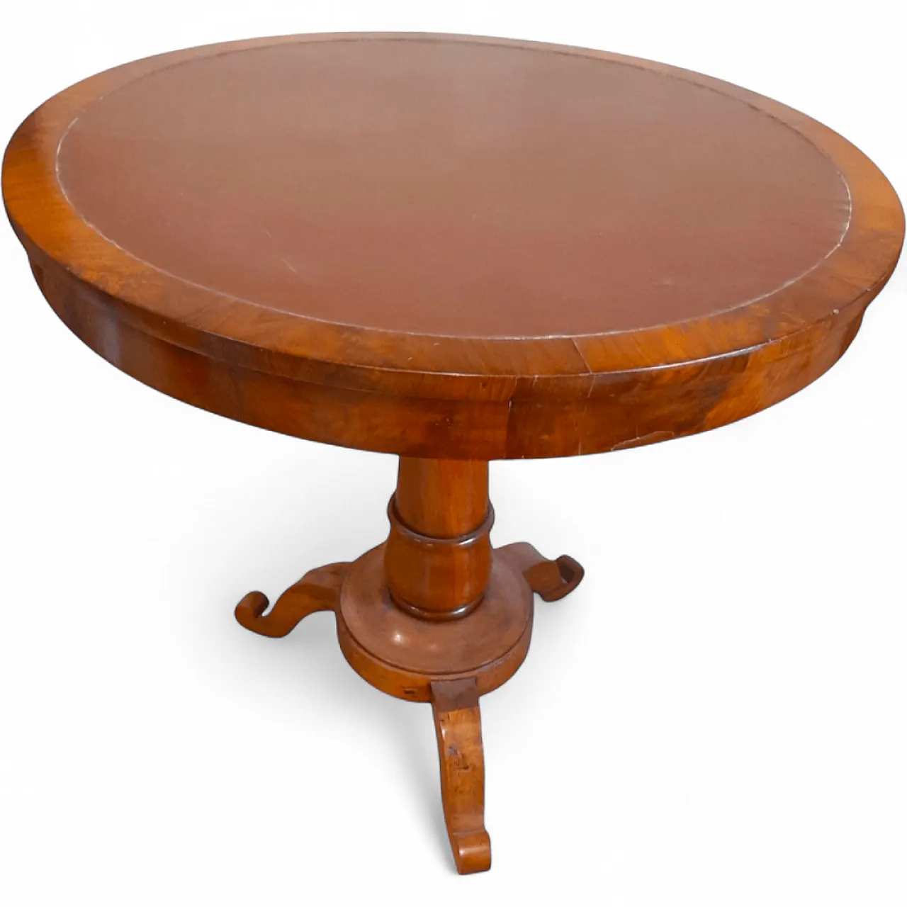 Tavolo in legno massello di noce lastronato stile Luigi Filippo, '800 22