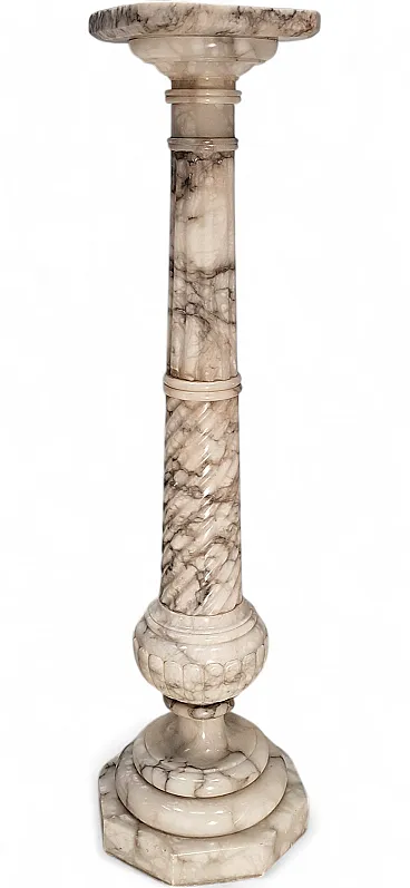 Marble column, early 20th century