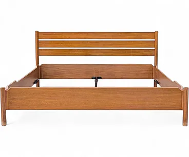 LT25 double bed in walnut by Ezio and Roberto Poggi, 1960