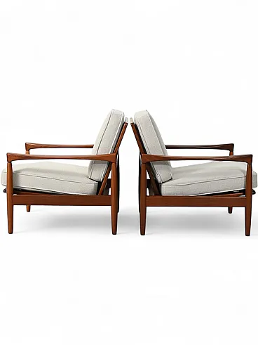 Pair of Scandinavian armchairs Kölding model, 70s