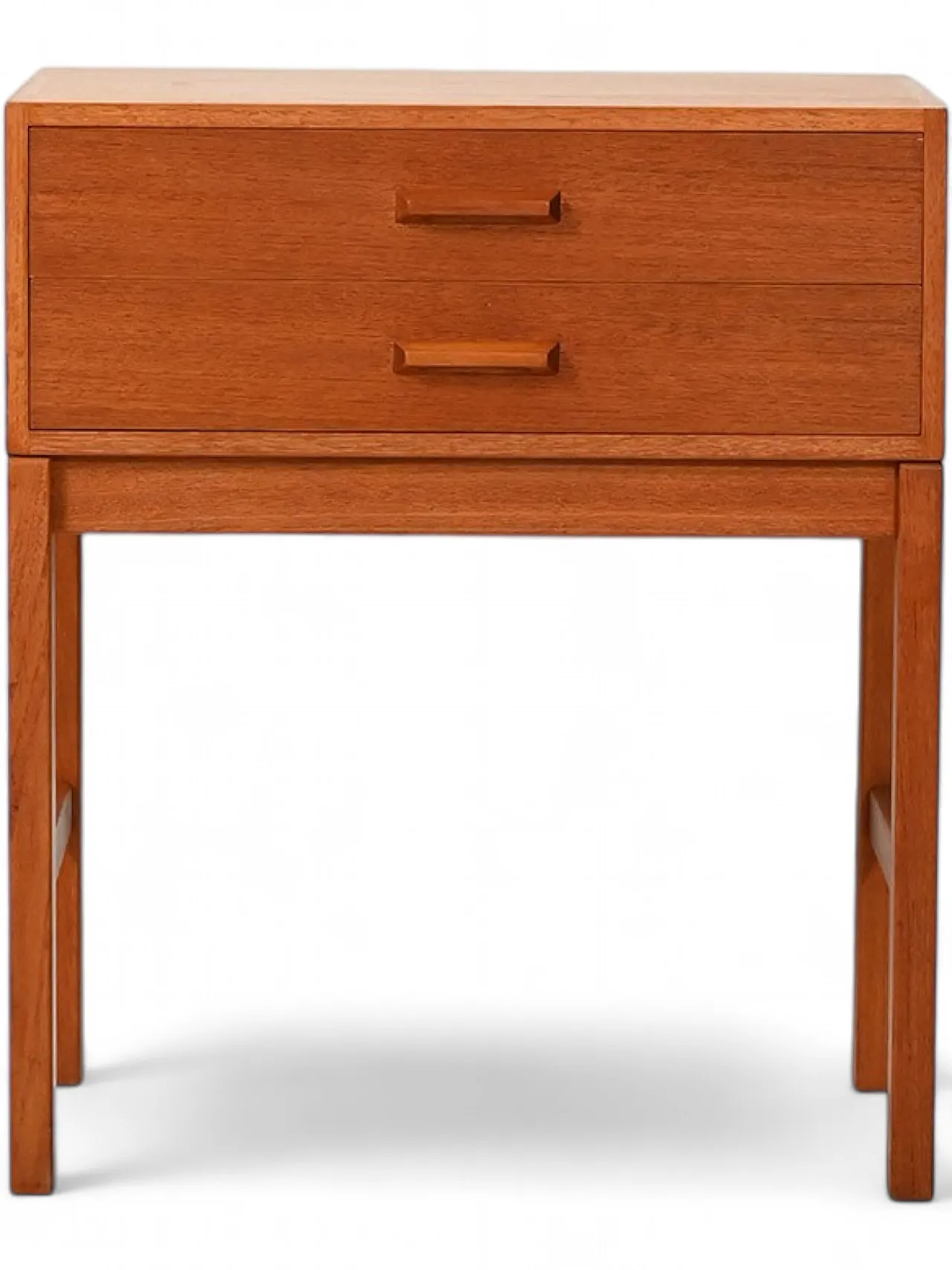 Scandinavian teak bedside table from the 1960s 13