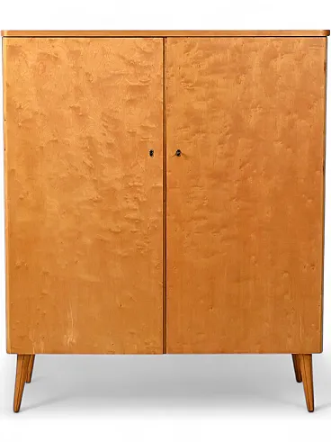 Vintage Scandinavian birch cabinet from the 1950s