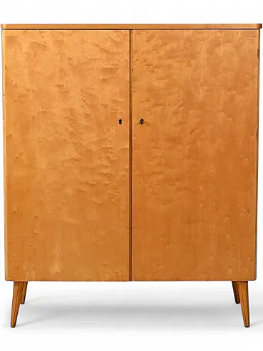 Vintage Scandinavian birch cabinet from the 1950s