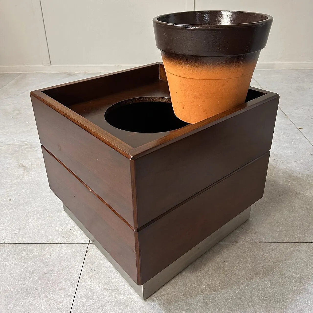 4 Wooden planters by Formanova, 1970s 8