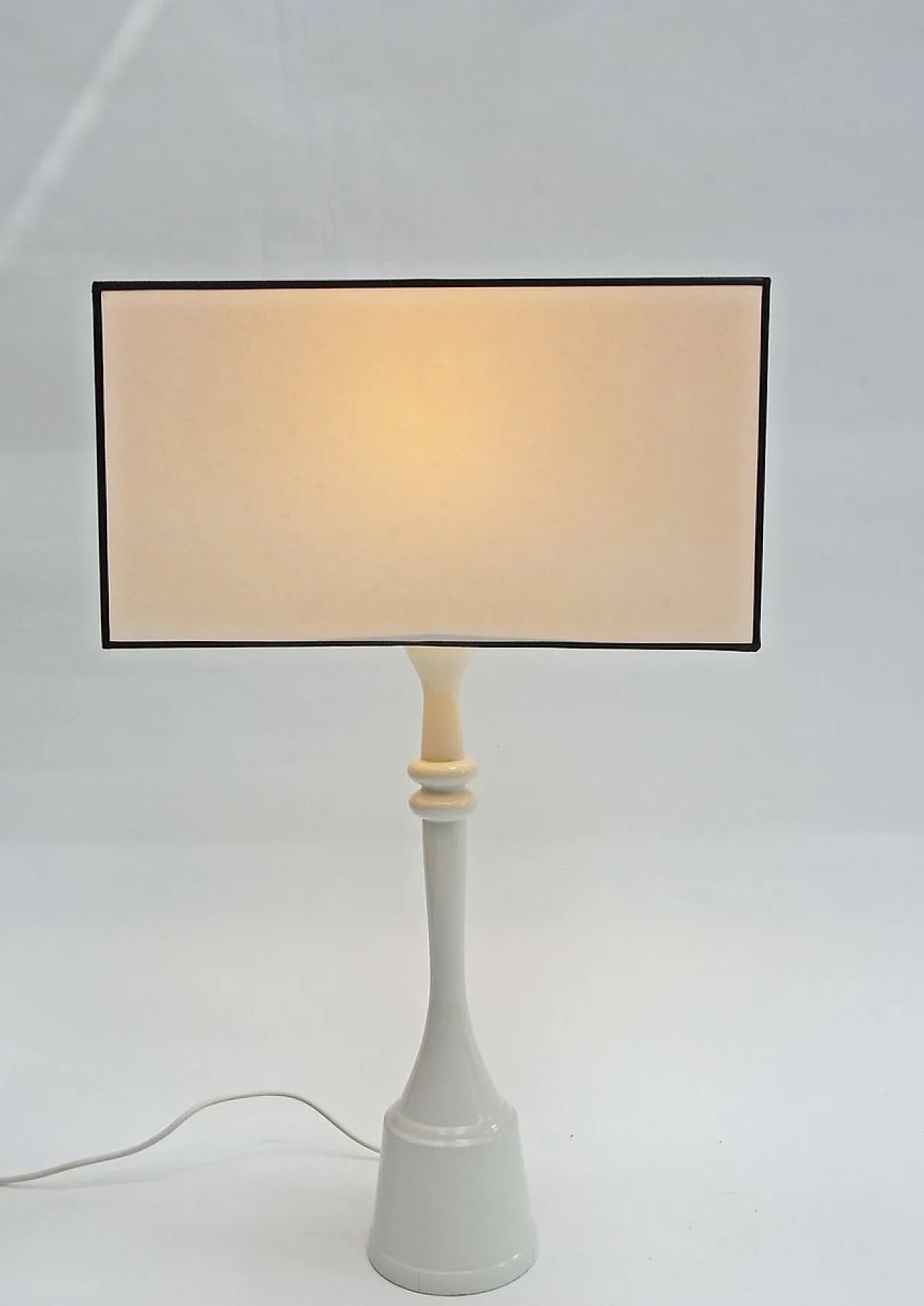 Lampada da tavolo Disquare ibrida di Gunter Lambert, anni '70 1