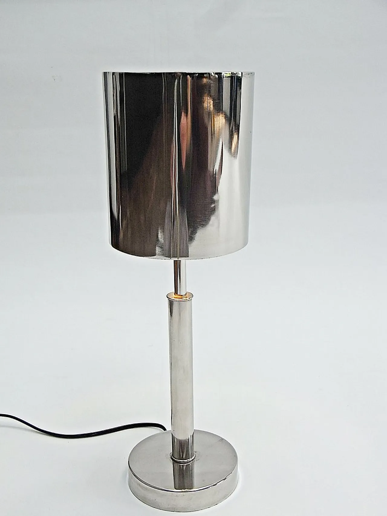 Lampada da tavolo cromata di Gunter Lambert, anni '90 1