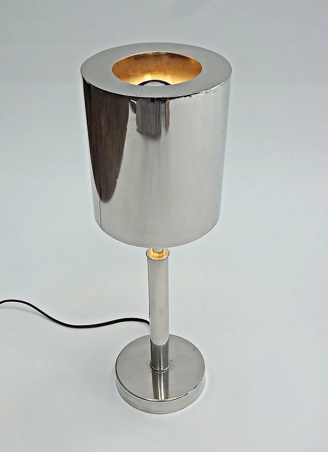 Lampada da tavolo cromata di Gunter Lambert, anni '90 2