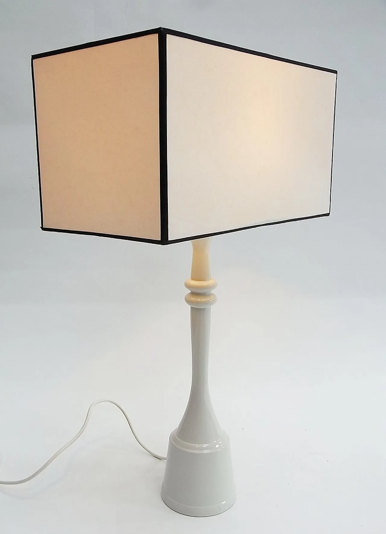 Lampada da tavolo Disquare ibrida di Gunter Lambert, anni '70 2