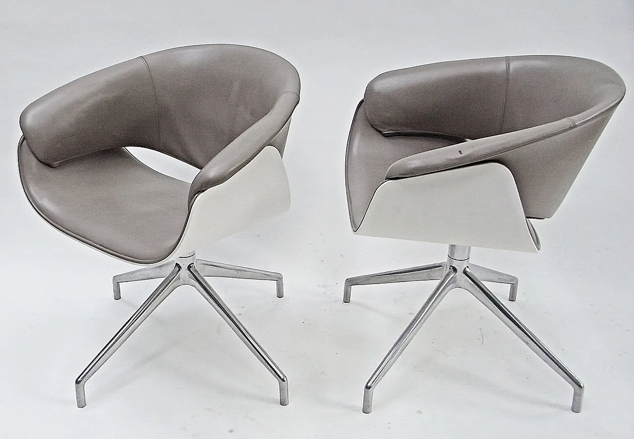 Pair of Sina Armchairs by Uwe Fischer for B&B Italia, 2004 2