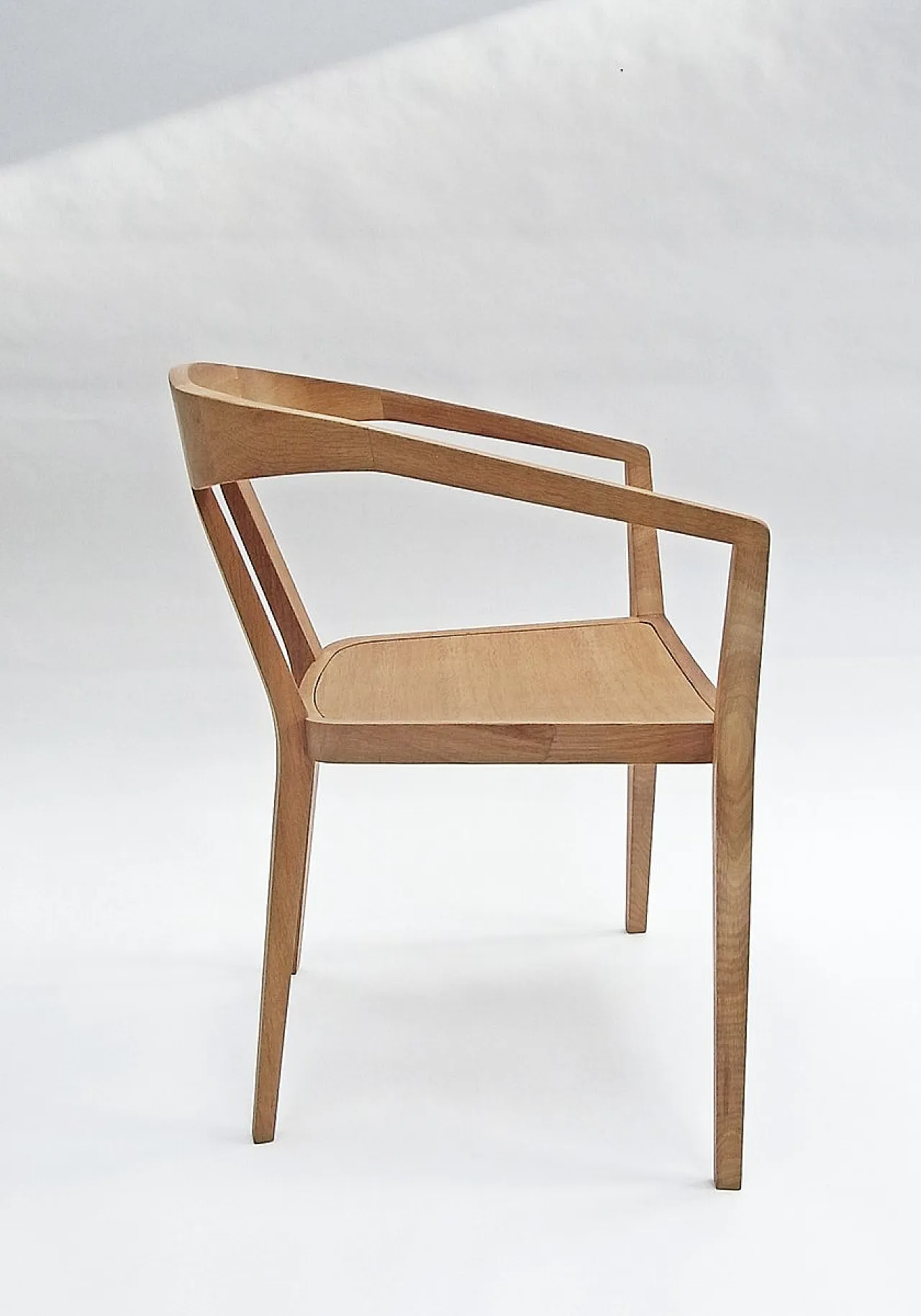 Coppia di poltrone in quercia di Gunter Lambert, anni 2000 6