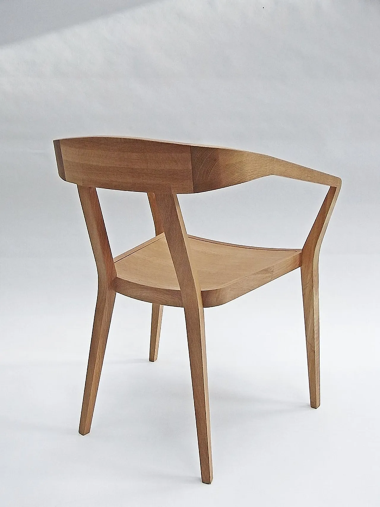 Coppia di poltrone in quercia di Gunter Lambert, anni 2000 7