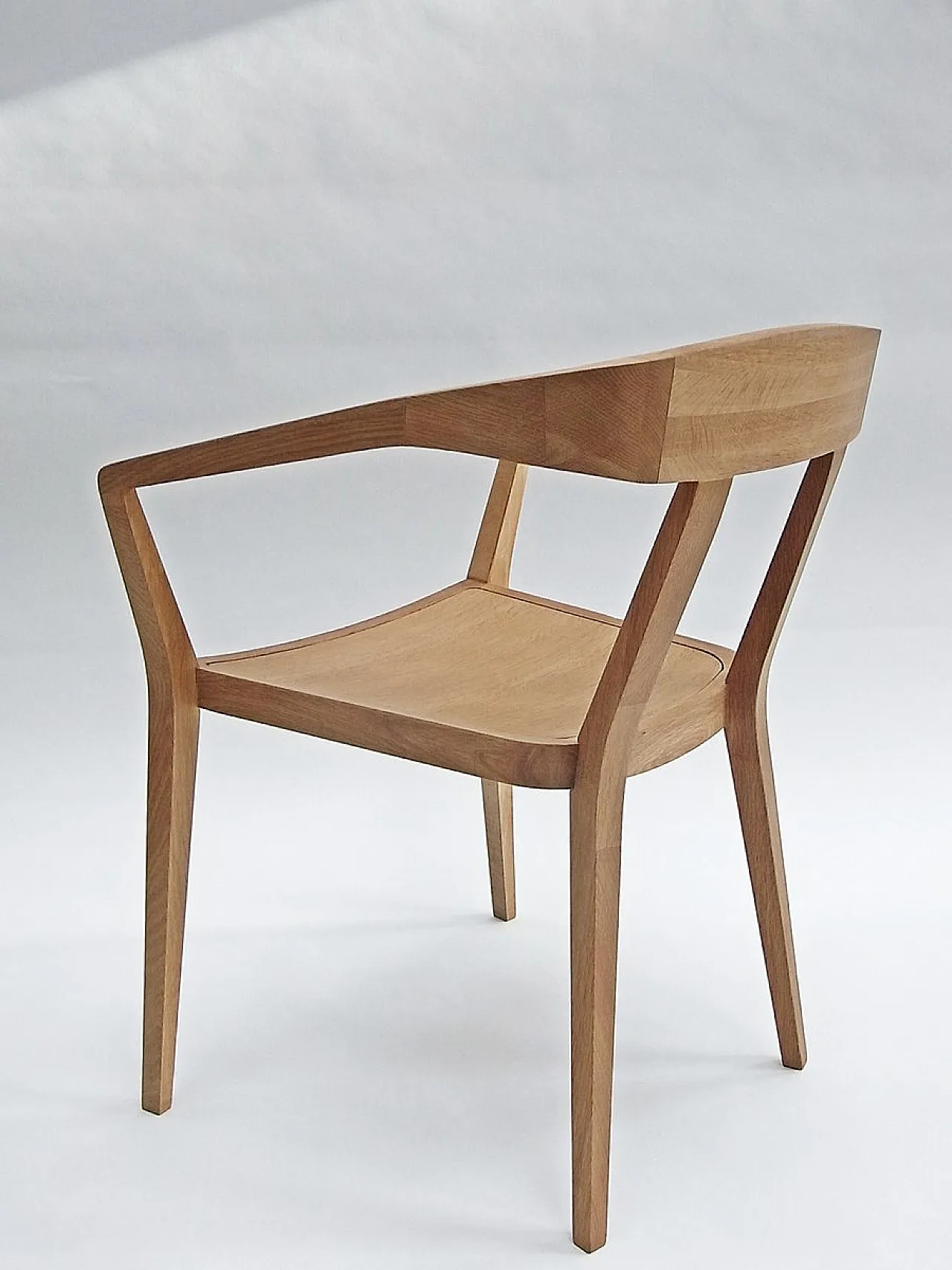 Coppia di poltrone in quercia di Gunter Lambert, anni 2000 8