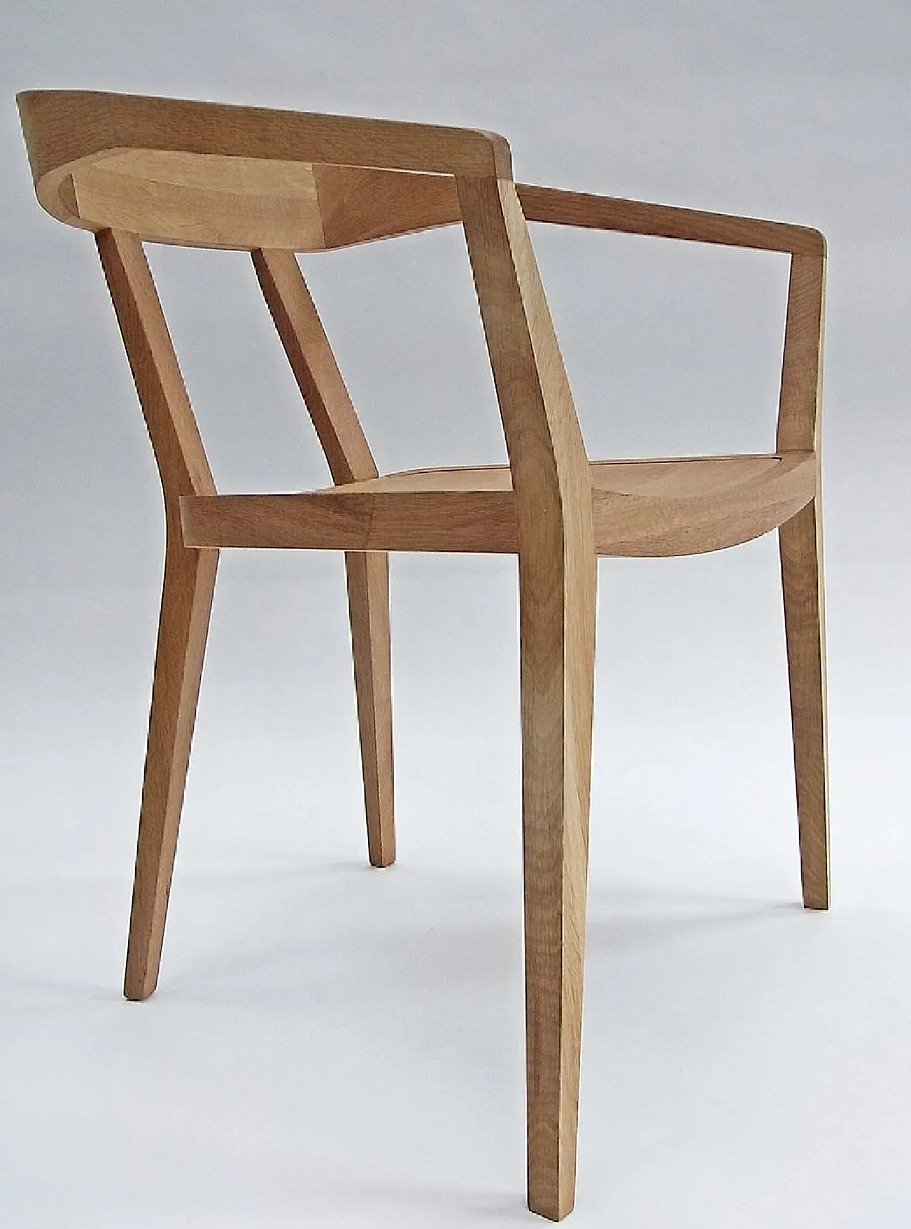 Coppia di poltrone in quercia di Gunter Lambert, anni 2000 11