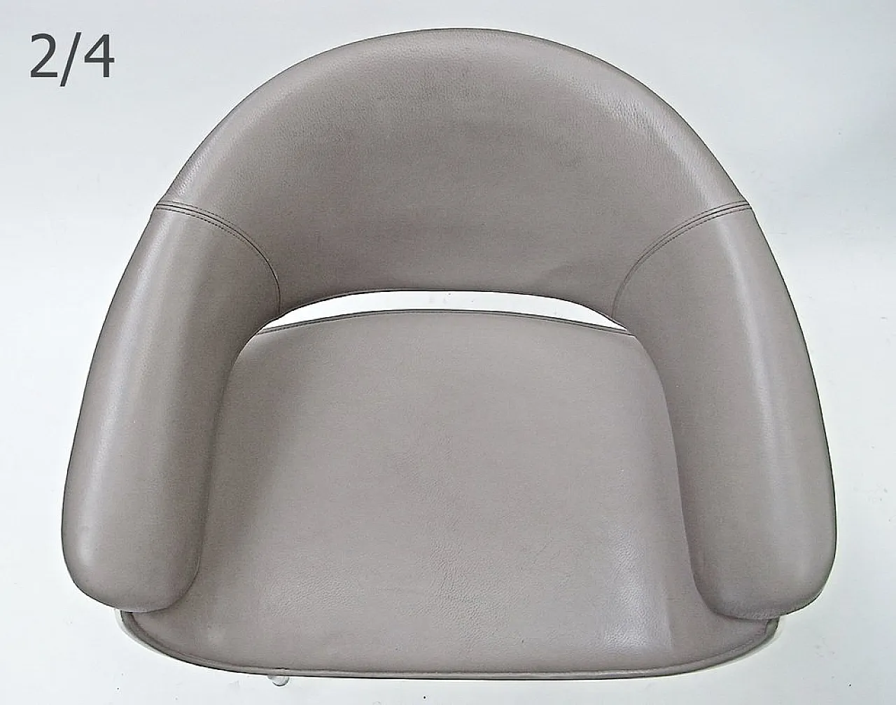 4 Poltrone Sina di Uwe Fischer per B&b Italia, anni 2000 16