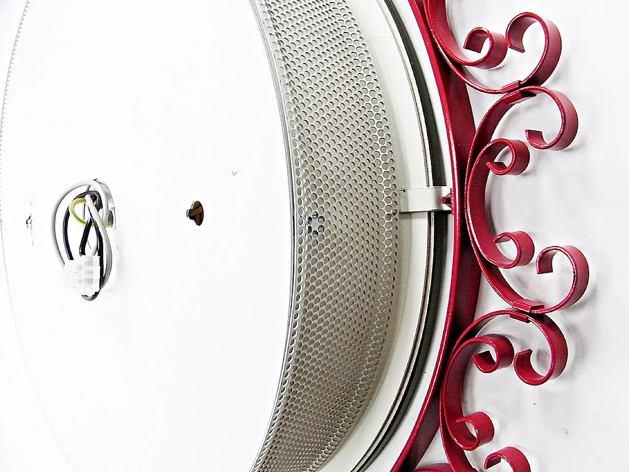 Aurora wall lamp with mirror, 1960s 7