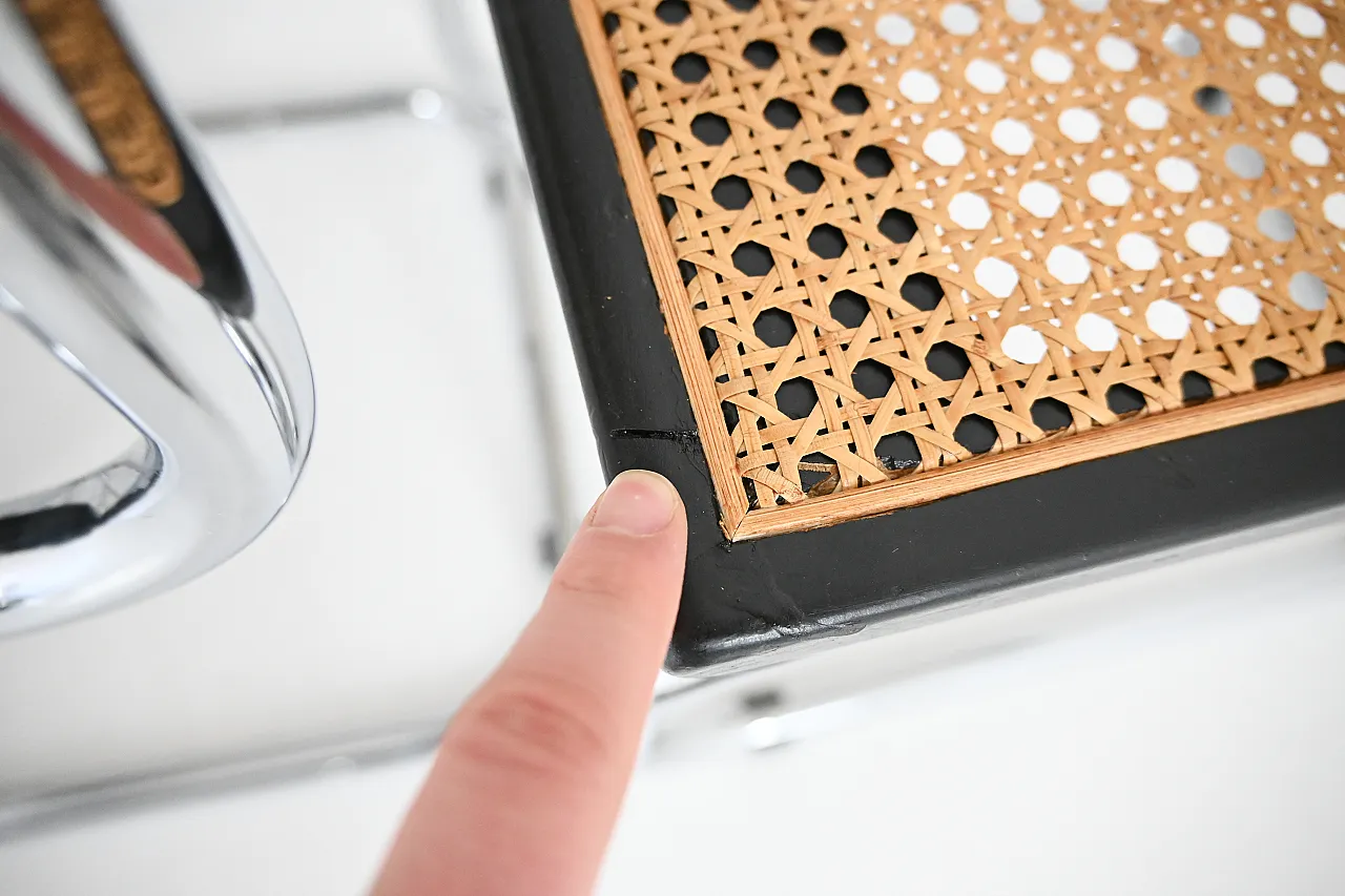 6 Sedie da pranzo stile B32 di Marcel Breuer, anni '80 9