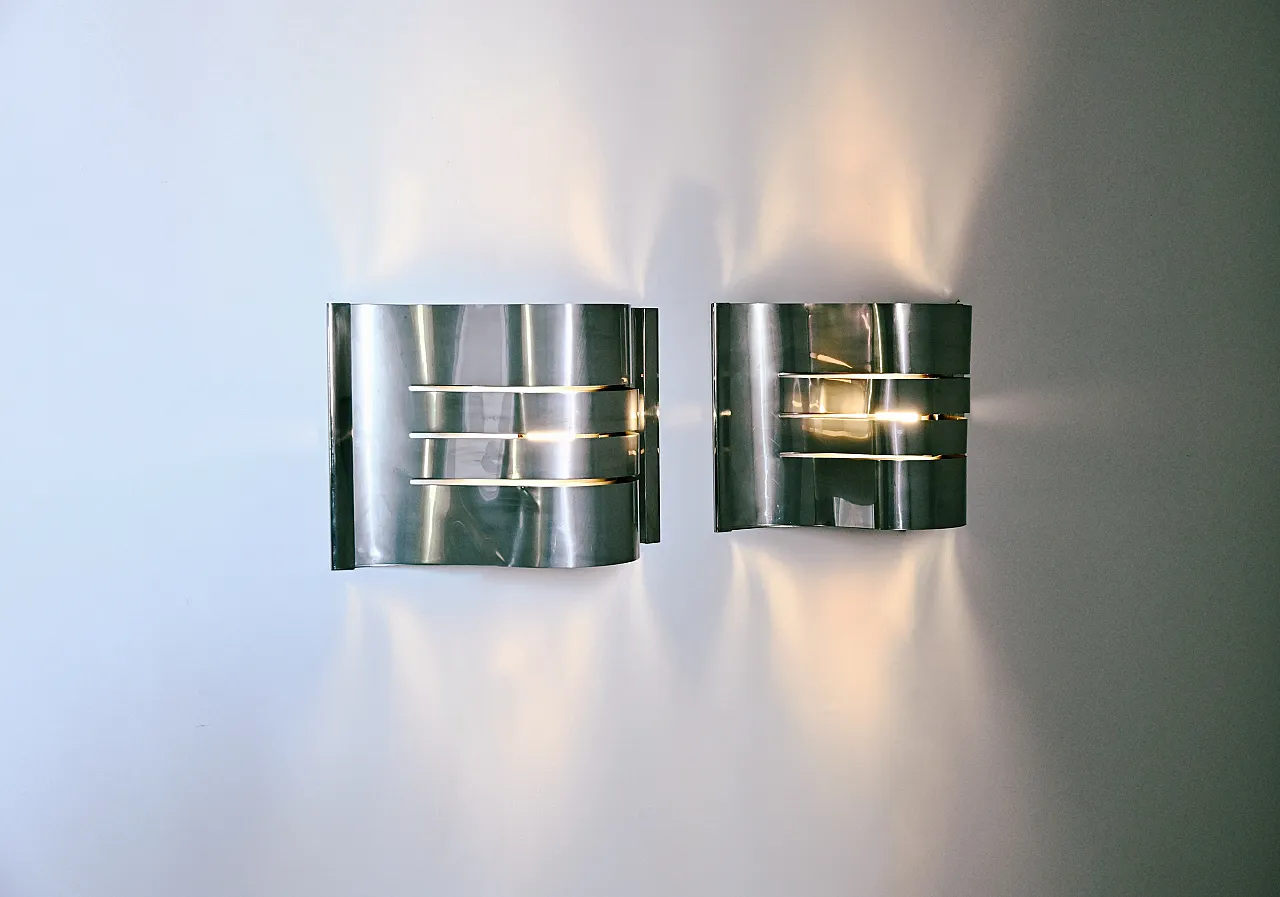 Coppia di lampade da parete, Italia, anni '60 4