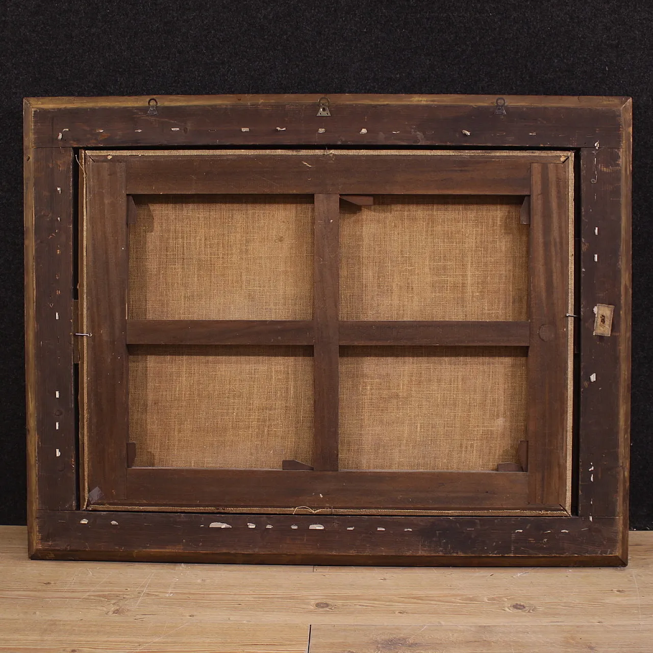 Spanish painting Christ and the disciples of Emmaus, 17th century 8