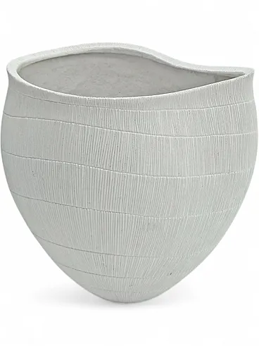 Vaso Amorphe in fibra di vetro bianca di Gunter Lambert, anni 2000