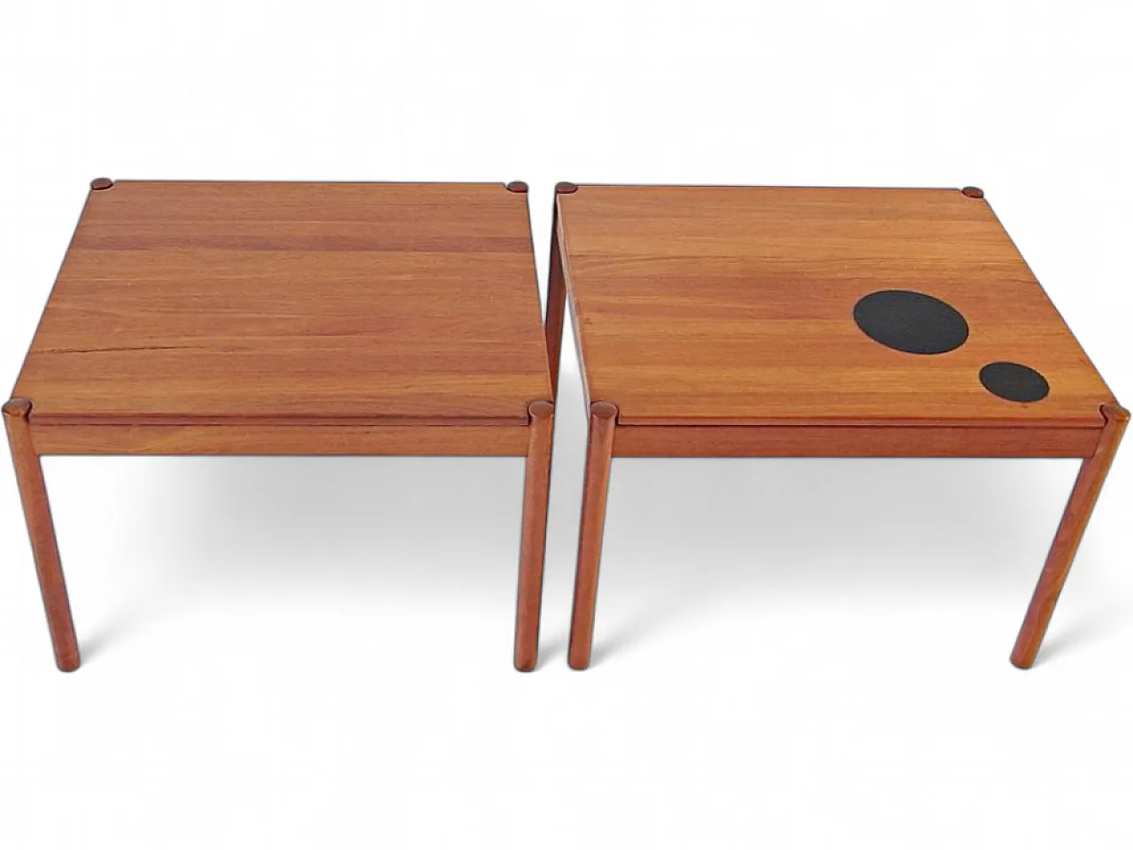 Coppia di tavolini in teak di Magnus Olessen per Durup, anni '60 10