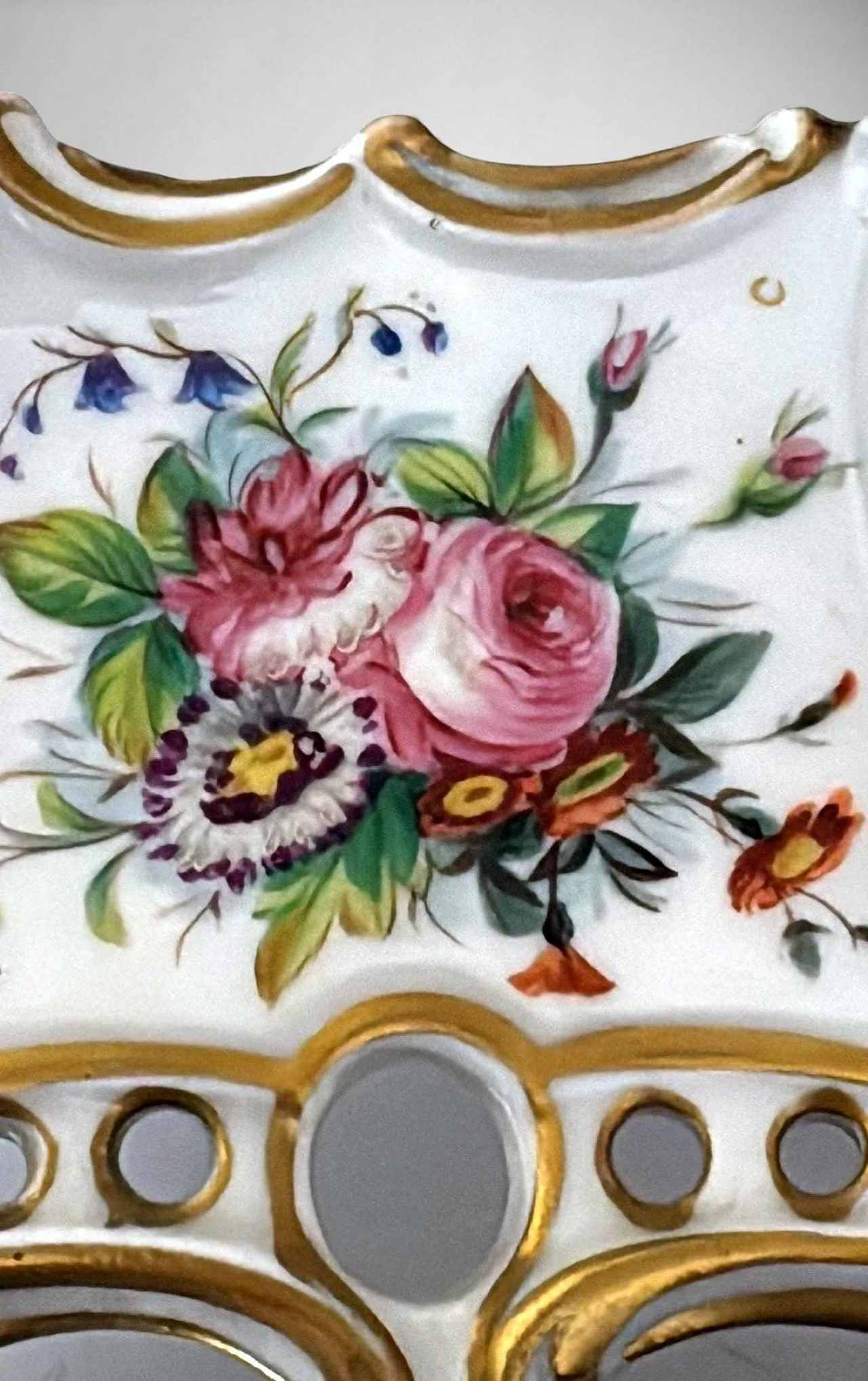 Polychrome porcelain figurine by Porcelaine De Paris, 19th century 14