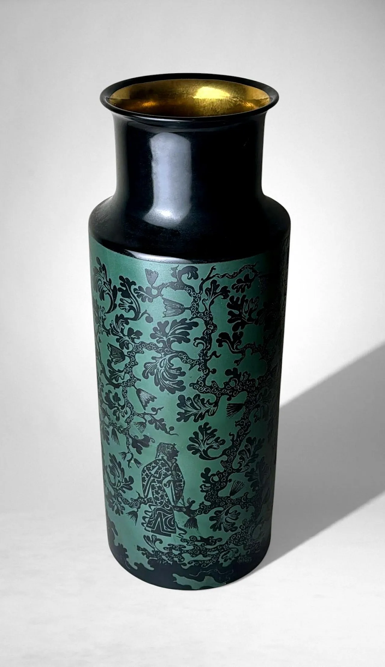 Mid-Century Modern ceramic vase by Arrigo Finzi, 20th century 5